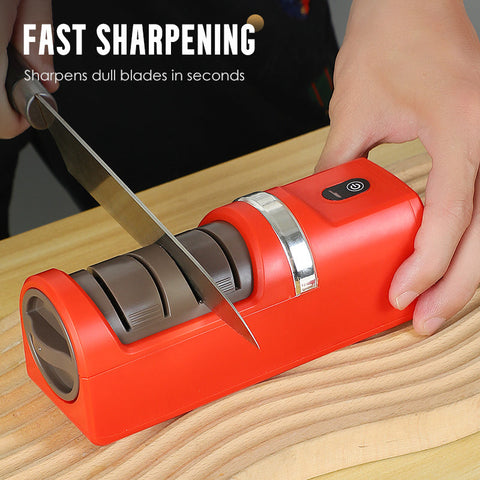 NOW! Automatic Knife Sharpener – Fast Sharpening, Safe to Use & Works on All Blades
