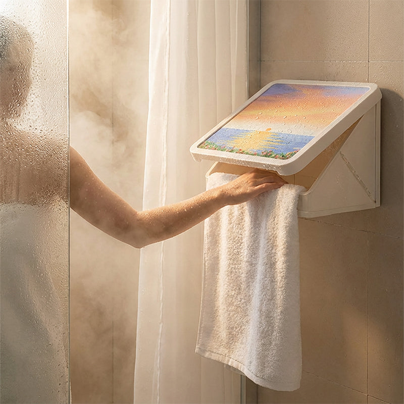 Foldable Bathroom Mural Storage Box