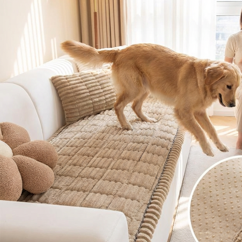 Pet-Friendly Sofa Cushions Are Here! Non-slip, scratch-resistant, and ultra-soft—lay them down and relax