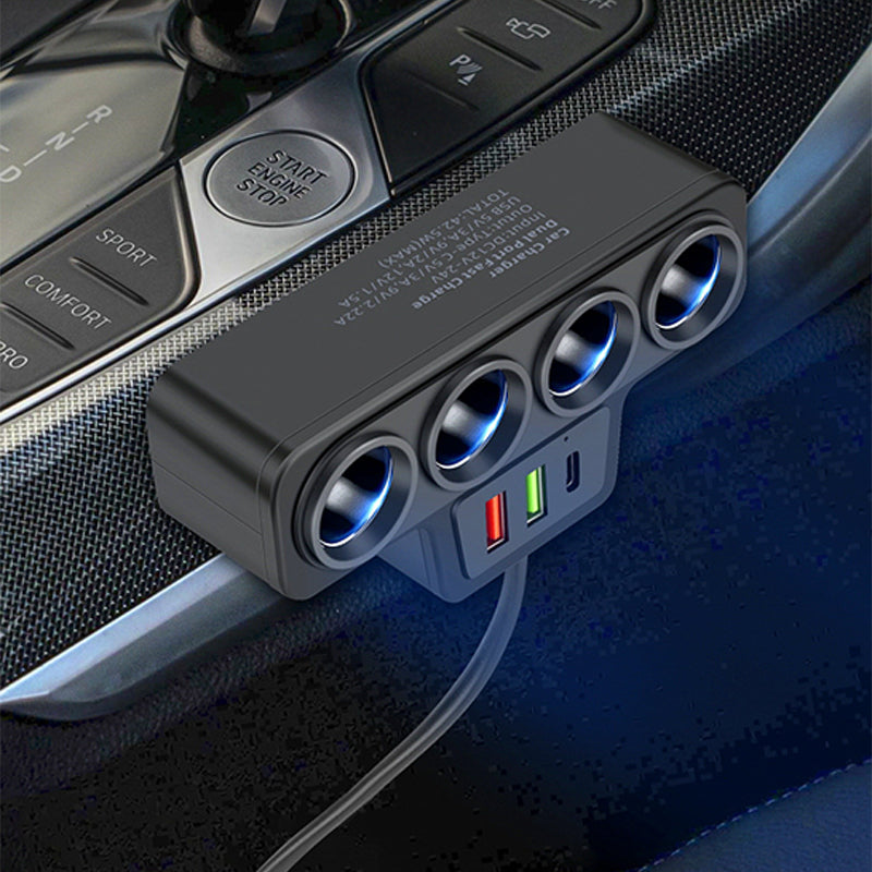 Offers-7-in-1 Cigarette Lighter Adapter