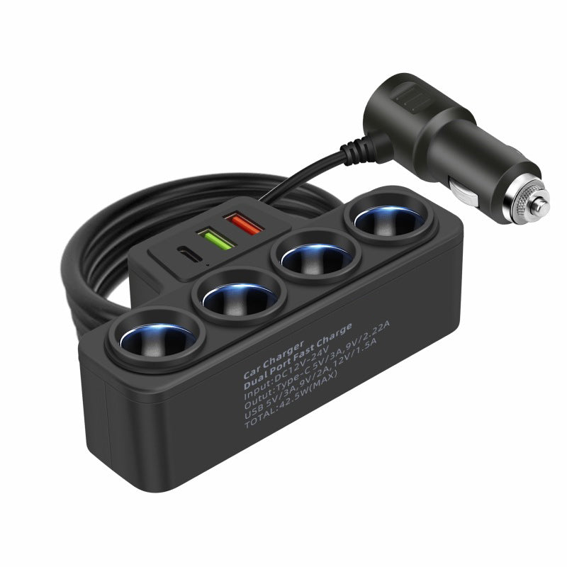 Deals-7-in-1 Cigarette Lighter Adapter