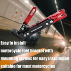 Universal adjustable side stand for motorcycles – Fits all models, safe parking