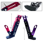 Universal adjustable side stand for motorcycles – Fits all models, safe parking
