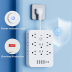 Deals-20-in-1 Power Strip with Overload Protection