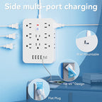 Deals-20-in-1 Power Strip with Overload Protection