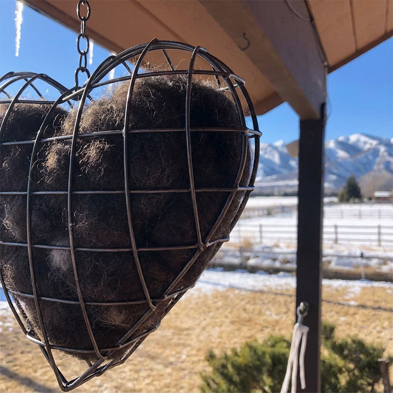 Handmade Bird Nesting Heart