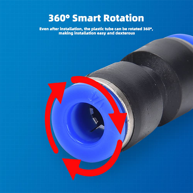 1/4 Inch Pneumatic Push-to-Connect Air Hose Fittings Kit