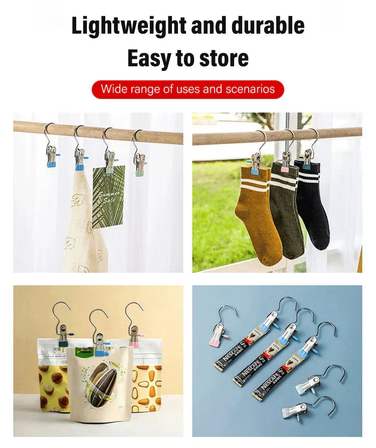 Flash Sale ! Almost Gone- Stainless steel hanging hooks/clips