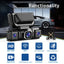 4-Channel Dash Cam with WiFi & Night Vision – Front, Cabin & Rear 1080P HD Recording for Total Driving Security