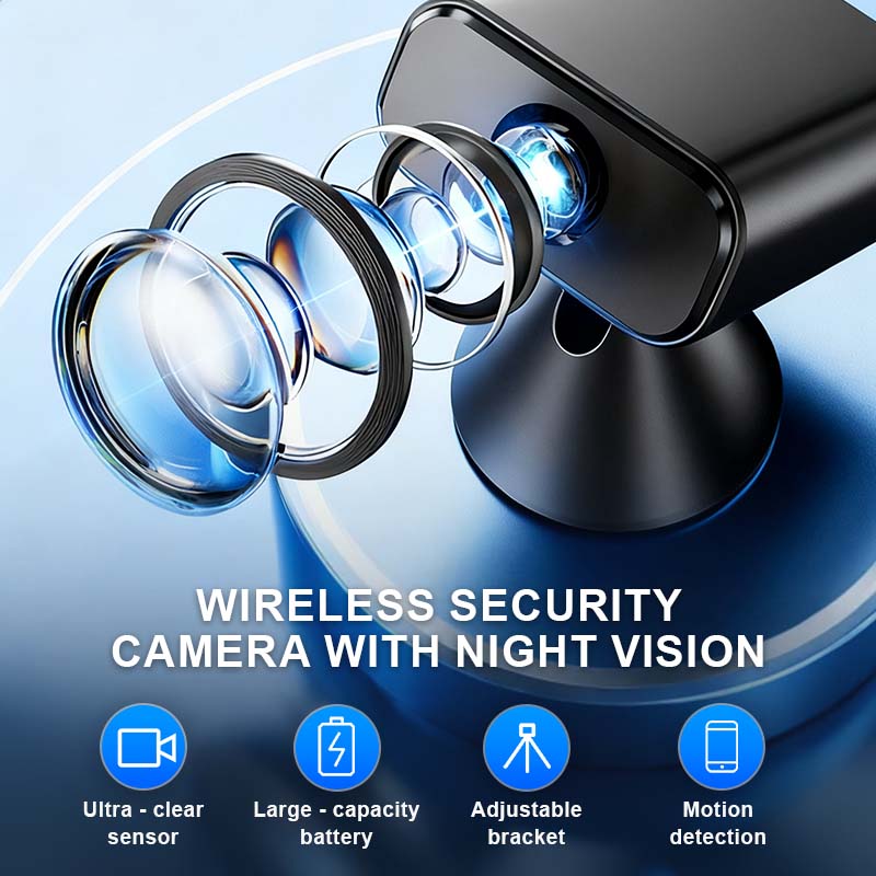 Wireless Security Camera With Night Vision