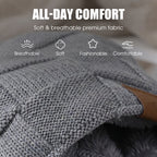 Warm winter hat with face covering