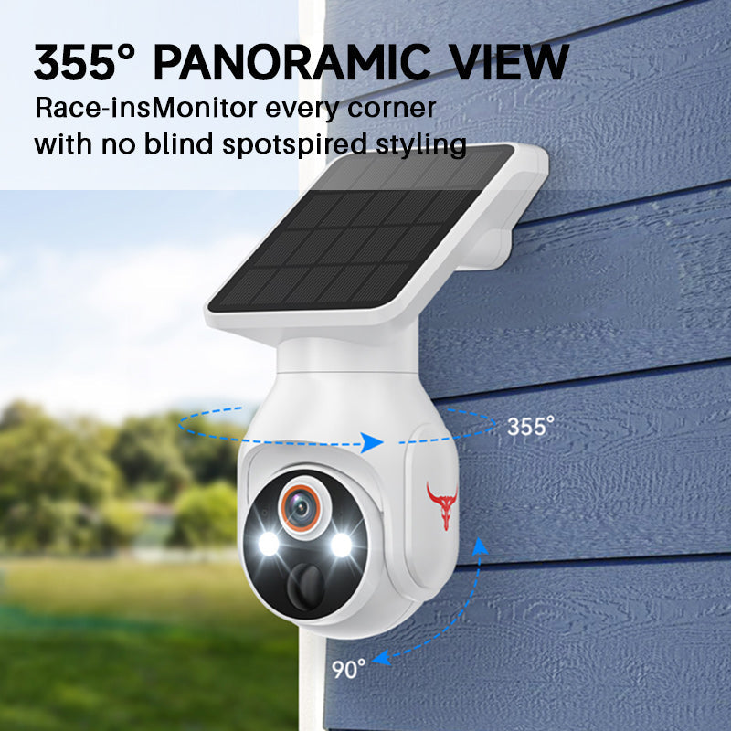 See Everything, Worry About Nothing. True Wireless 355° Solar Camera