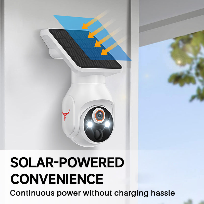 See Everything, Worry About Nothing. True Wireless 355° Solar Camera