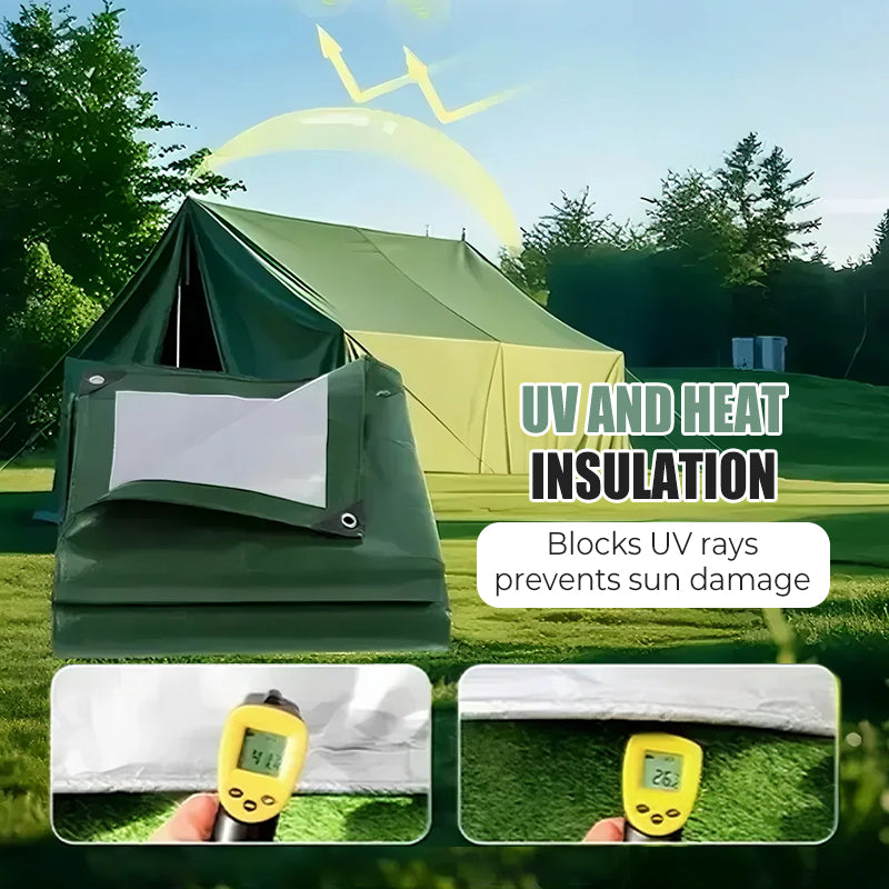 Camping Plan ! Outdoor Waterproof UV Protection Canvas Fabric
