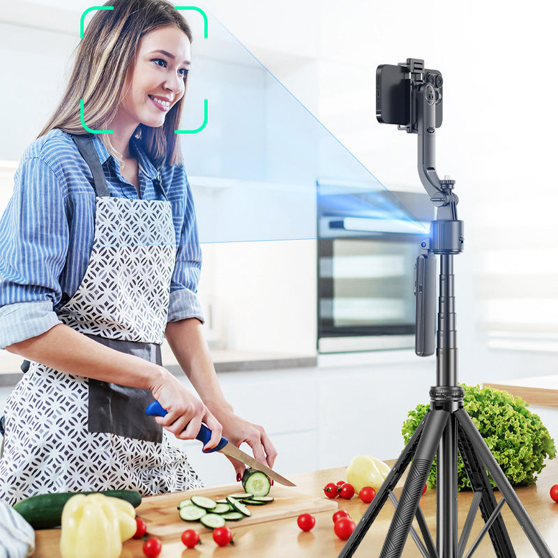 Tracking Gimbal Tripod with 360° Rotation Set