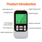 For a ! Portable Dual Channel TENS Unit Muscle Stimulator