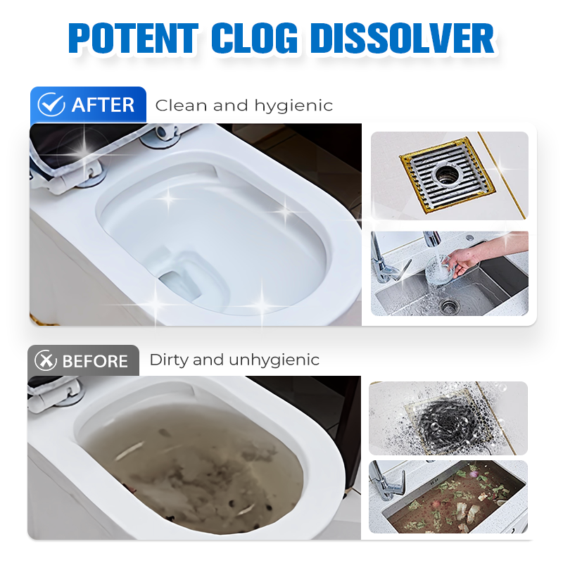 FLASH SALE ! Powerful Drain & Pipe Clog Remover – Strong Unclogging Power, Multi-Pipe Universal Fit, Fast-Acting & Easy to Use
