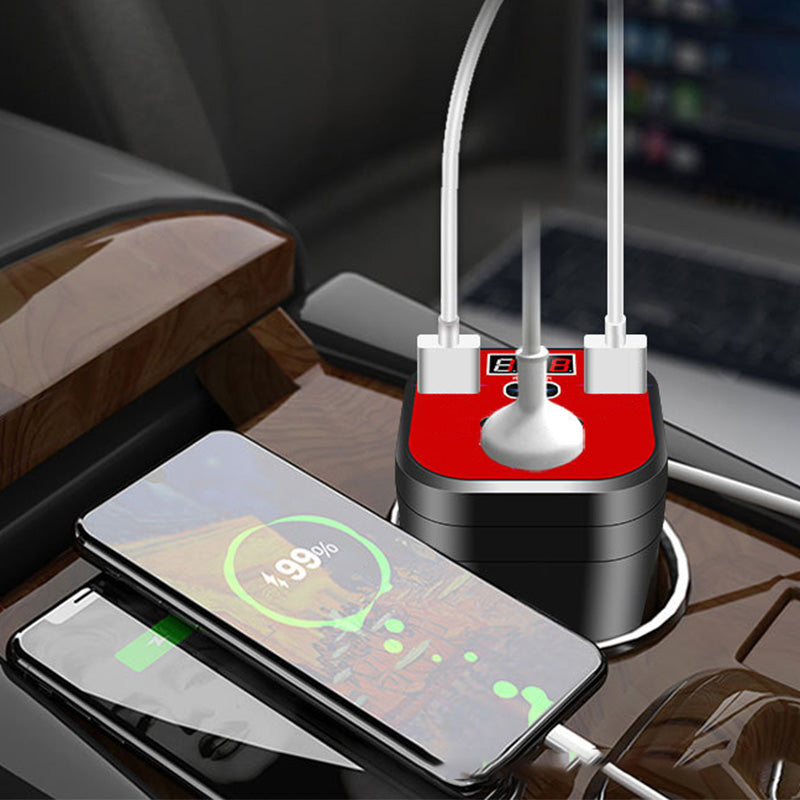 Car Mounted Cup Type Inverter Converter QC Charger