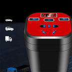 Car Mounted Cup Type Inverter Converter QC Charger