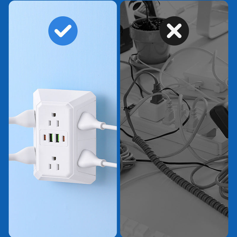 Multi-Plug Wall Outlet Extender