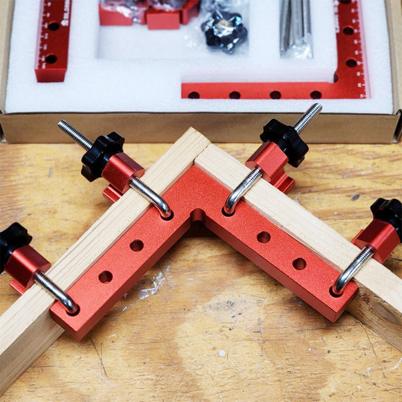 Durable Precision Positioning Clamping Squares Set – Aircraft-Grade Aluminum, Perfect 90° Angles in Seconds