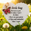 Elegant Butterfly Pendant with Message Card