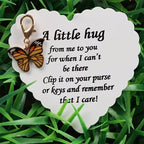 Elegant Butterfly Pendant with Message Card