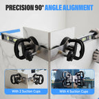 Right Angle Seam Setter with Suction Cup for Tile