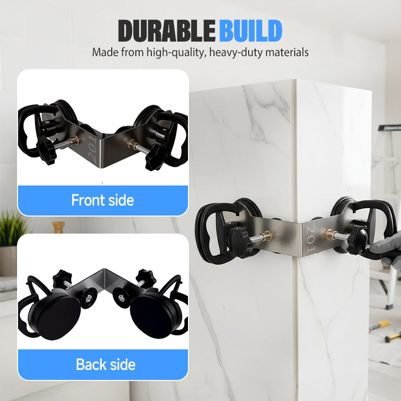 Right Angle Seam Setter with Suction Cup for Tile