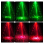 DJ Laser Party Light with 7 Lighting Modes & Remote