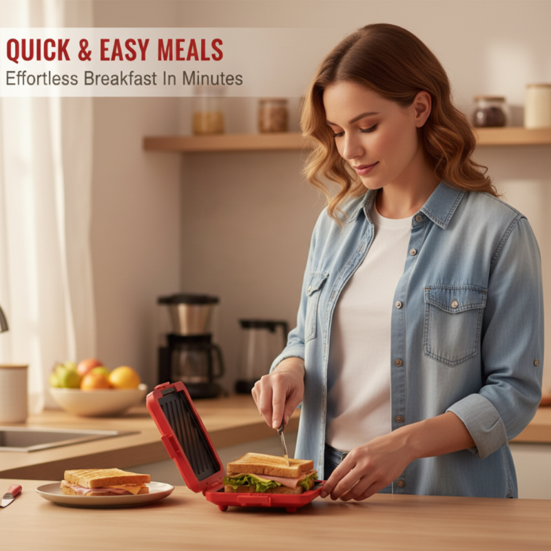 NOW! Microwave Toaster & Sandwich Maker – Fast Cooking, Non-Stick & Easy to Clean