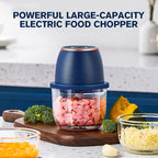 Powerful Large-Capacity Electric Food Chopper – Robust Motor, Smart Design & Stainless Steel Blades