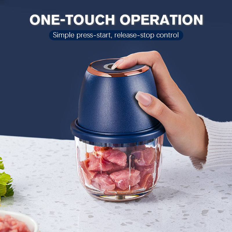 Powerful Large-Capacity Electric Food Chopper – Robust Motor, Smart Design & Stainless Steel Blades