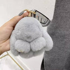 Plush Bunny Keychain Pendant