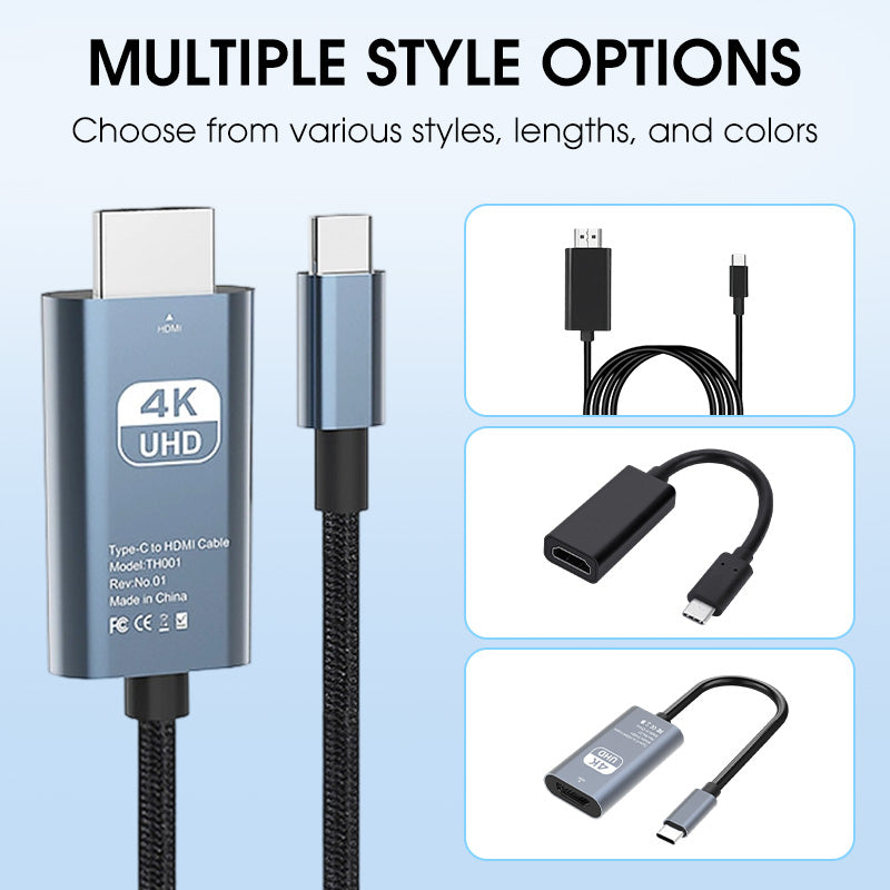 4K HD Type-C to HDMI Display Adapter