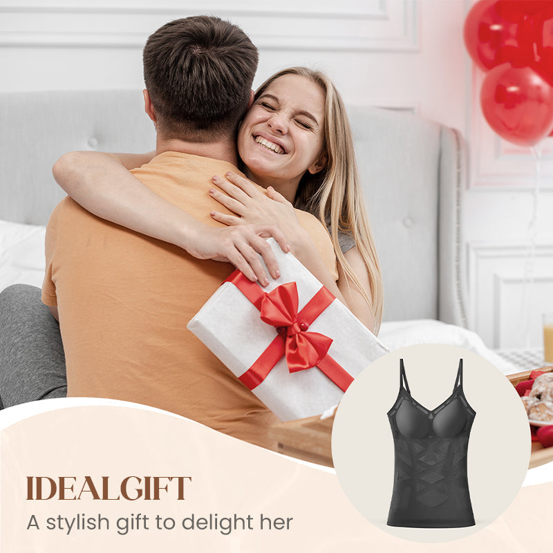 Promotion Women's Seamless Shaping Camisole with Built-in Bra