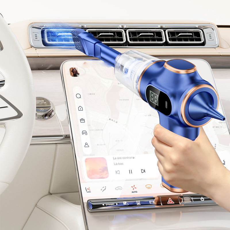 NOW! 4 in 1 High Power Cordless Car Vacuum Cleaner – Strong Suction, Long Battery Life & Versatile Attachments