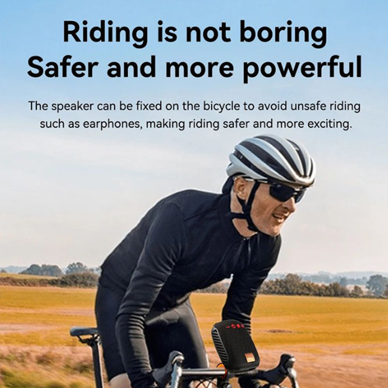 NOW! Waterproof Bicycle Bluetooth Speaker – IPX5, True Wireless Stereo & MicroSD Support, Secure Mount Included