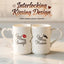 Romantic Heart Handle Kissing Mugs for Couples