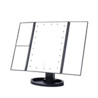 Tri-Fold Makeup Mirror with Lights
