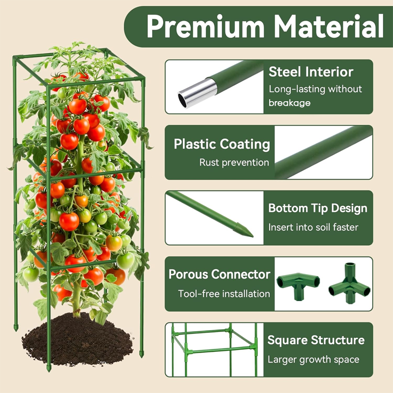 Adjustable Modular Plant Support Frame—Provides Sturdy Support for Thriving Climbing Plants