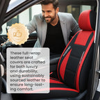 All-Season Full-Coverage Leather Car Seat Cover