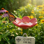 Flower-Shaped Bee Watering Station