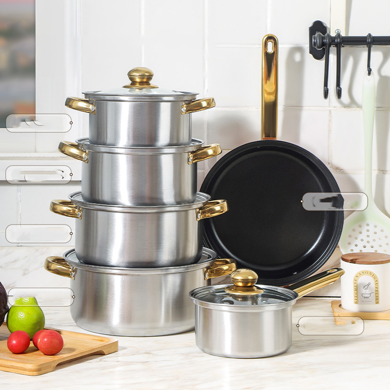 Stainless Steel Non-Stick Cookware Set