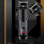 Durable & Sharp Electric Hair Clipper Set – Self-Sharpening Blades, Quiet Brushless Motor & Smart Display Screen