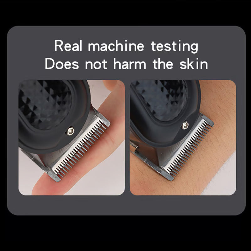 Durable & Sharp Electric Hair Clipper Set – Self-Sharpening Blades, Quiet Brushless Motor & Smart Display Screen