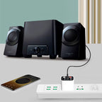 Hi-Fi Stereo Bluetooth Audio Adapter with AUX/RCA Output