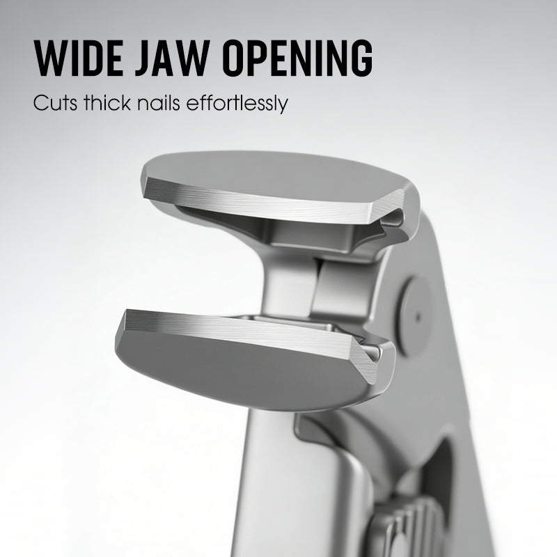 NOW Curved stainless steel nail clippers – Ergonomic and easy for seniors to use