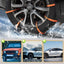 Universal Reusable Anti-Skid Nylon Tire Chains – Install in 90s, No Jack Needed